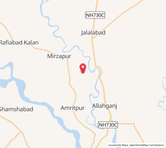 Map of Raullapur, Uttar Pradesh