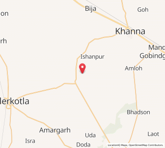 Map of Rauni, Punjab