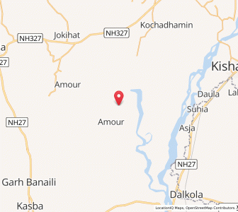 Map of Rauta, Bihar