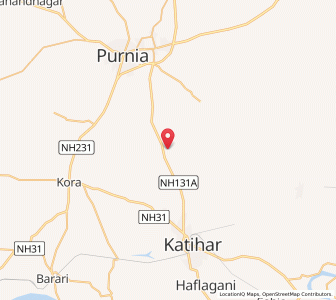 Map of Rautara, Bihar