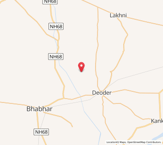 Map of Ravel, Gujarat