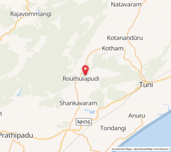 Map of Ravutulapudi, Andhra Pradesh