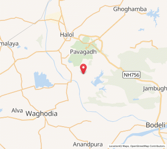 Map of Rawalia, Gujarat