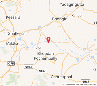 Map of Rawalpalli Kalan, Andhra Pradesh