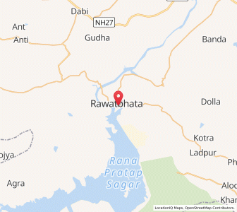 Map of Rawatbhata, Rajasthan