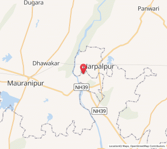 Map of Rawatpur Kalan, Madhya Pradesh