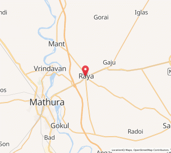 Map of Raya, Uttar Pradesh