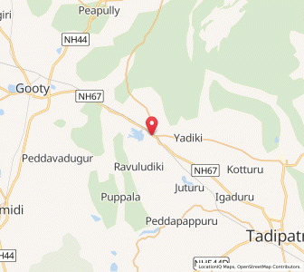 Map of Rayalacheruvu, Andhra Pradesh