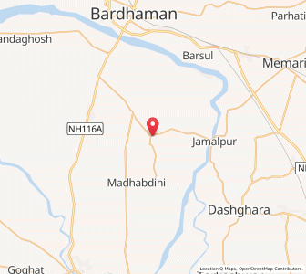 Map of Rayna, West Bengal