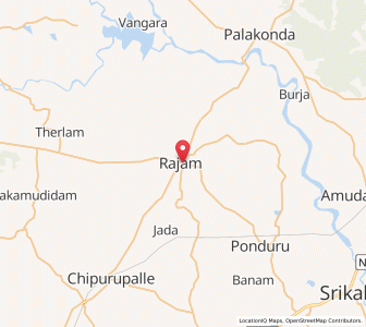 Map of Razam, Andhra Pradesh