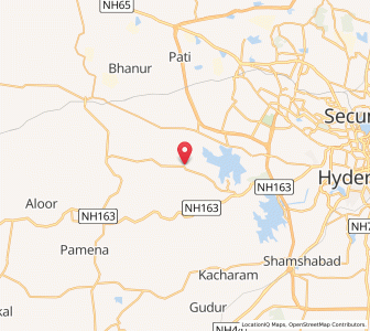 Map of Reddipalli, Andhra Pradesh