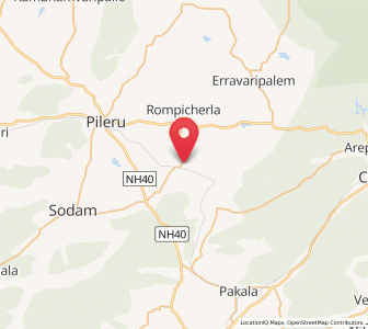 Map of Reddivaripalle, Andhra Pradesh