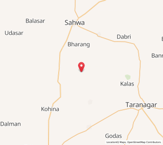 Map of Redi, Rajasthan