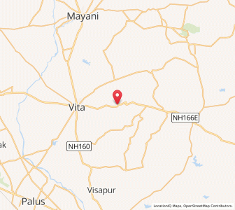 Map of Renavi, Maharashtra