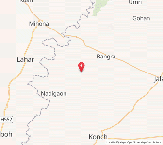Map of Rendhar, Uttar Pradesh
