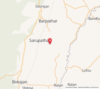 Map of Rengma Pathar, Assam