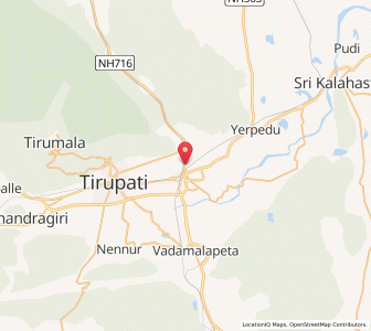 Map of Renigunta, Andhra Pradesh