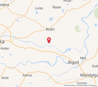 Map of Rerwas, Rajasthan