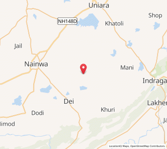 Map of Rethoda, Rajasthan