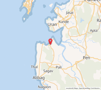 Map of Revas, Maharashtra
