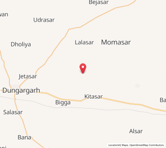 Map of Rewara, Rajasthan