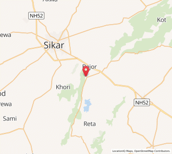 Map of Rewasa, Rajasthan