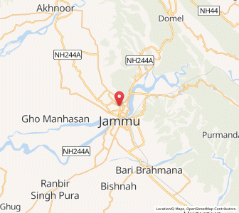Map of Riari, Kashmir
