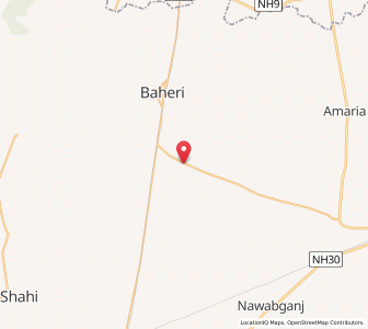 Map of Richha, Uttar Pradesh