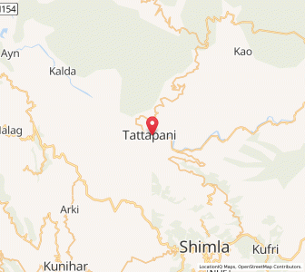 Map of Rihana, Himachal Pradesh