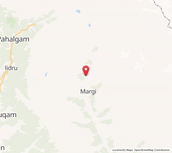 Map of Rikinwas, Kashmir