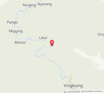 Map of Rikor, Arunachal Pradesh