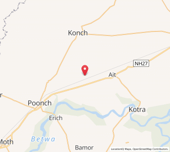Map of Rindari, Uttar Pradesh