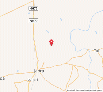 Map of Ringnod, Madhya Pradesh