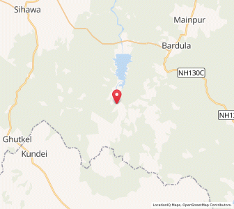 Map of Risgaon, Chhattisgarh