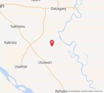 Map of Rithian, Uttar Pradesh