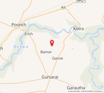 Map of Riyan, Uttar Pradesh