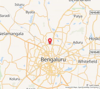 Map of RMV Extension, Karnataka