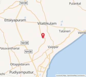 Map of Rodappanayakkanpatti, Mizoram