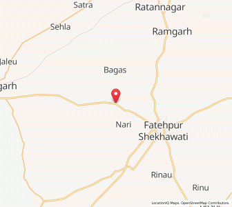 Map of Rohal, Rajasthan