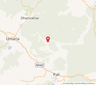 Map of Rohania, Madhya Pradesh