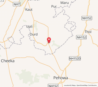 Map of Rohar Jagir, Punjab