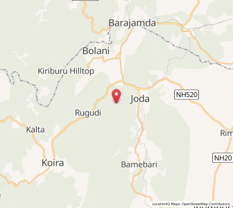 Map of Roida, Odisha