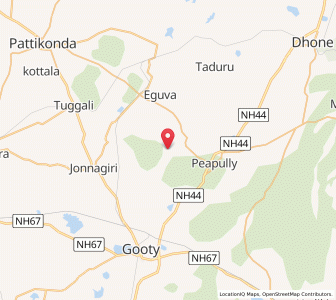Map of Rollapadu, Andhra Pradesh