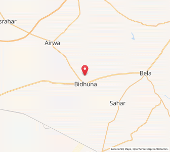 Map of Ronaha, Uttar Pradesh