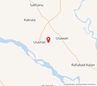 Map of Rota, Uttar Pradesh