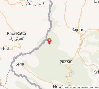 Map of Roual, Kashmir