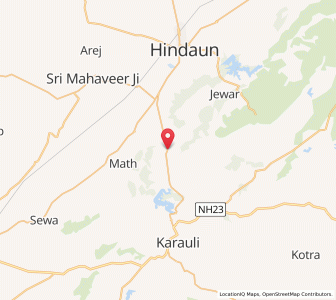 Map of Rudaur, Rajasthan