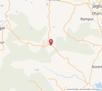 Map of Rudrangi, Andhra Pradesh