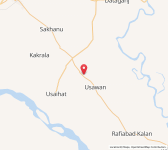 Map of Rukhara, Uttar Pradesh