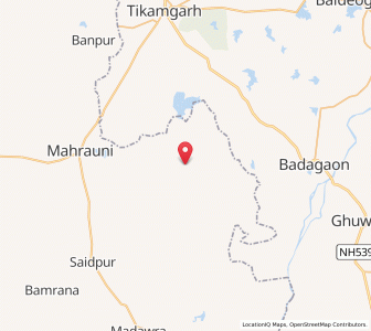 Map of Rukwaha, Uttar Pradesh